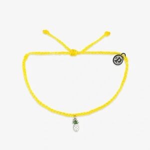 ❄️ Pura Vida | PINEAPPLE BITTY BRAID YELLOW BRACELET